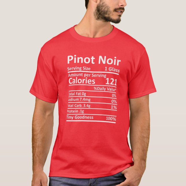 Pinot Noir Nutrition Erntedank Costume Food Fac T-Shirt (Vorderseite)