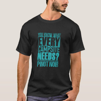 Pinot Noir und Camping Lover u2013 Weintrinker S T-Shirt