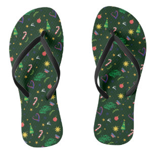 Pinoy Ako Filipino Weihnachtsmuster Flip Flops