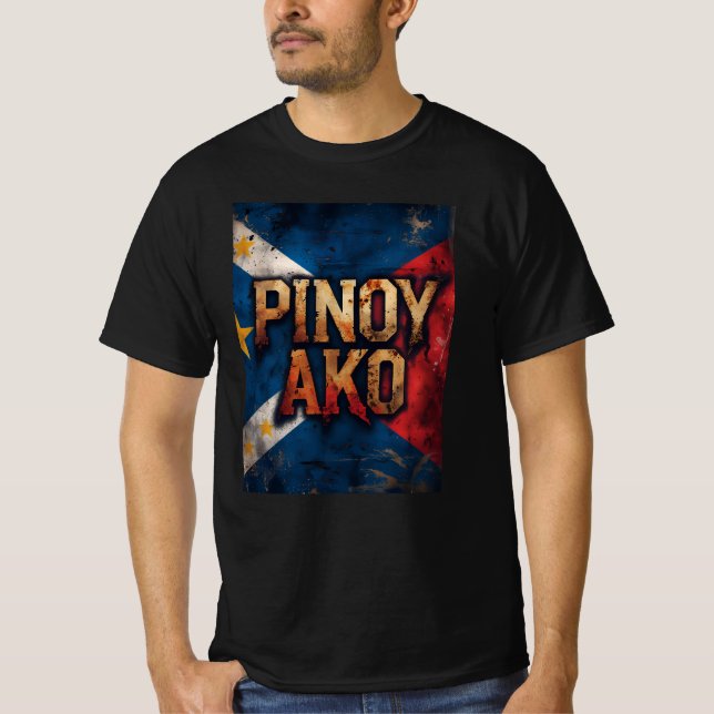 Pinoy Ako Philippines Pride T-Shirt (Vorderseite)