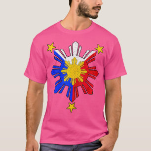 Pinoy Filipino Philippine Flag Sun - Peace Time T-Shirt