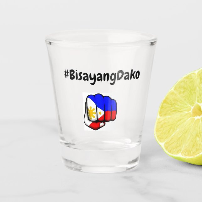 Pinoy Fist Pump Shot Glas (Vorderseite)