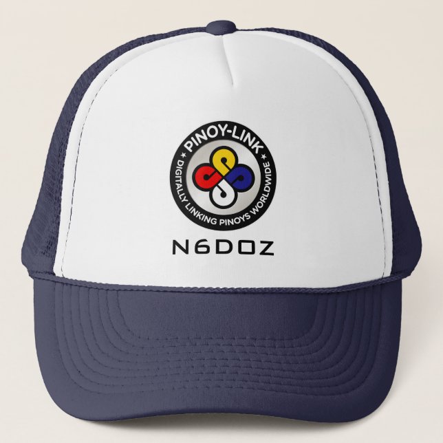 PINOY-LINK Trucker Hat + Callsign Truckerkappe (Vorderseite)