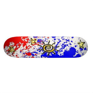 Pinoy philippinische Flagge Skateboard