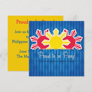 Pinoy Philippinische Unabhängigkeitseinladung Einladung