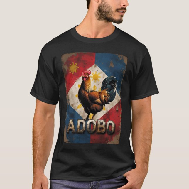  Pinoy Pride Chicken Adobo Vintage T-Shirt (Vorderseite)