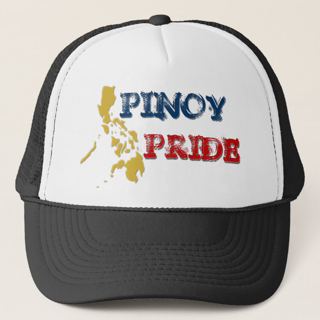 Pinoy Stolz-Hut Truckerkappe (Vorderseite)