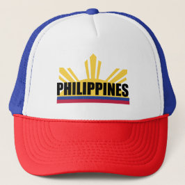 PinoyDesigns "Philippinen" Trucker Hat Truckerkappe