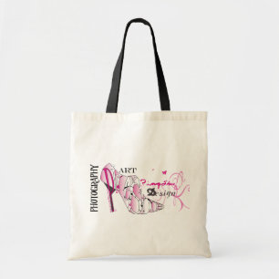 pinqshue Gekritzel-Budget-Tasche Tragetasche