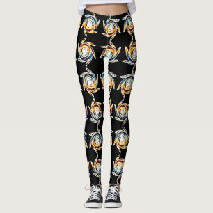 Pinrad des Lebens Leggings