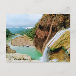Pinsal Falls in Santa Maria, Ilocos Sur Postkarte