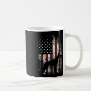 Pinscher American Flag Patriotische Geschenke Kaffeetasse