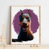 Pinscher Dog Portrait | Hundewand P