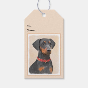 Pinscher Malerei Original Tierart Geschenkanhänger