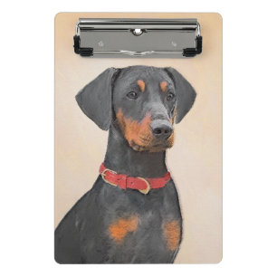 Pinscher Malerei Original Tierart Mini Klemmbrett