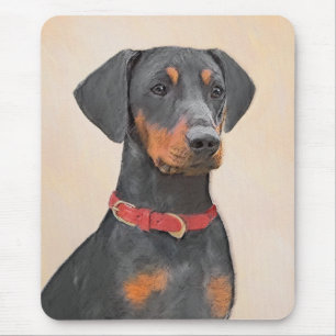 Pinscher Malerei Original Tierart Mousepad