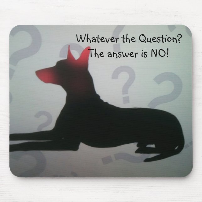 PINSCHER PROBLEM MOUSEPAD (Vorne)