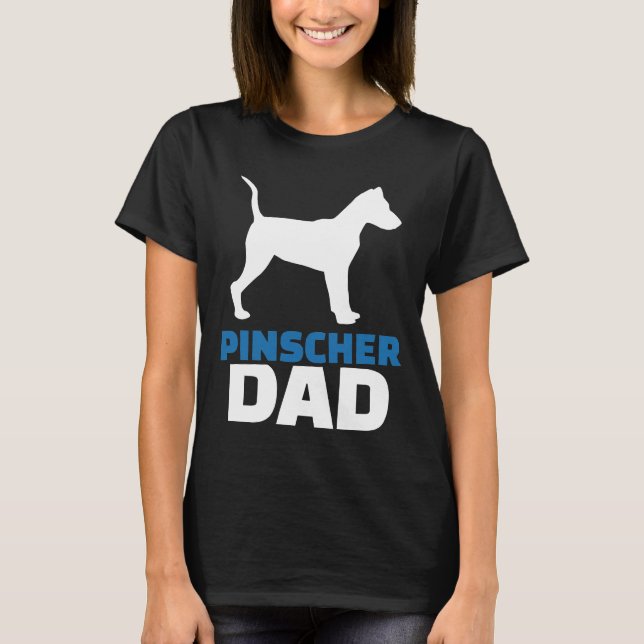 Pinscher Vater T-Shirt (Vorderseite)