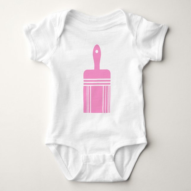 Pinsel 02 baby strampler (Vorderseite)