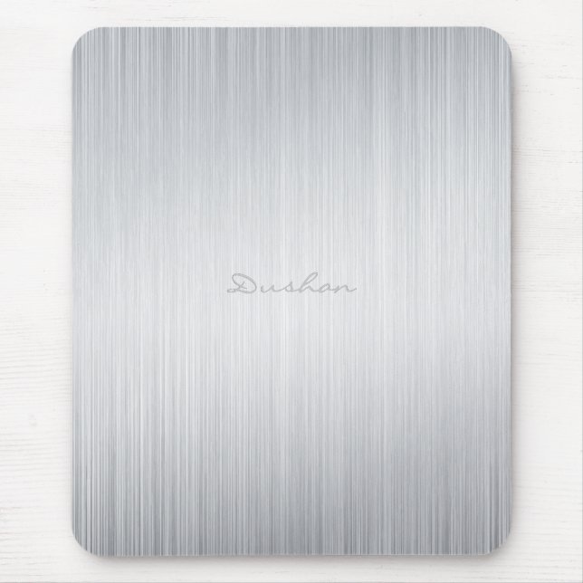 Pinsel aus Aluminium-Look Maus Pad-Individuelle Na Mousepad (Vorne)