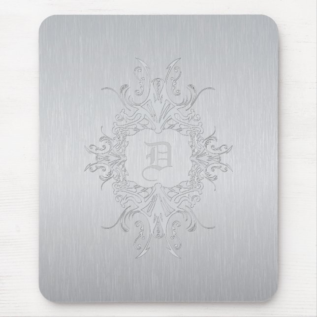 Pinsel aus Aluminium-Maus Pad-Custom Initial Mousepad (Vorne)