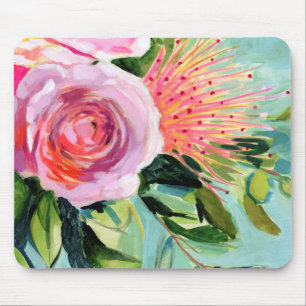 Pinsel Floral I Mousepad