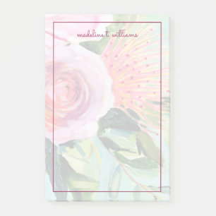 Pinsel Floral I Post-it Klebezettel