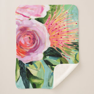 Pinsel Floral I Sherpadecke