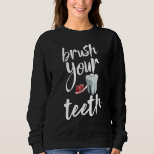 Pinsel Ihre Zähne T-Shirt Plaque Tooth T-Shirts Za