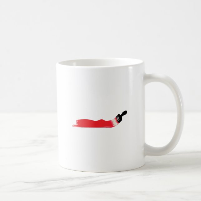 Pinsel Kaffeetasse (Rechts)
