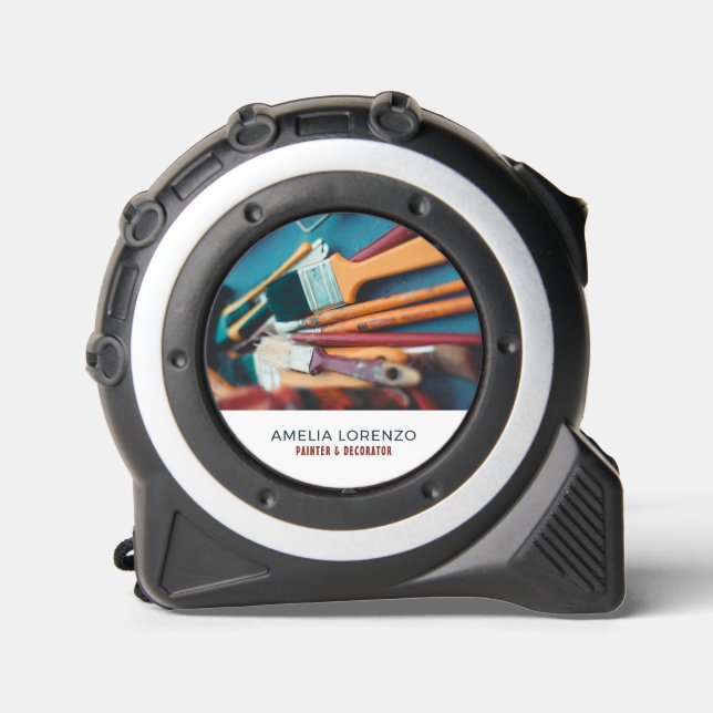 Pinsel, Maler und Dekorator Maßband (Vorderseite)