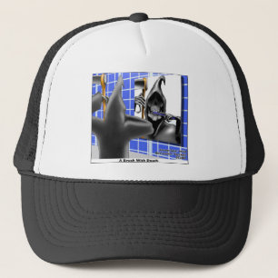 Pinsel mit Tod Lustiger Halloween Cartoon Geschenk Truckerkappe