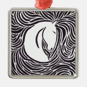 Pinsel Ornament Aus Metall