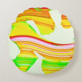 Pinsel Rundes Kissen