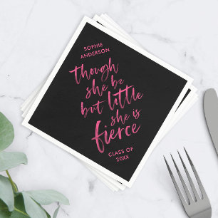 Pinsel Schrift Klein Aber Furchtlos William Shakes Serviette