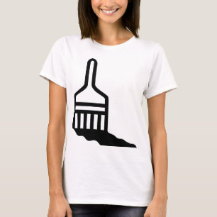 Pinsel-Symbol T-Shirt