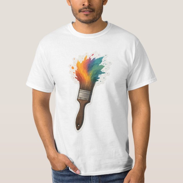 Pinsel T-Shirt (Vorderseite)