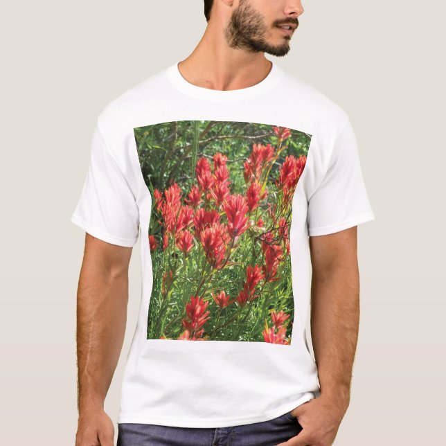 Pinsel-T-Shirt T-Shirt (Vorderseite)