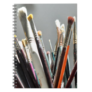 Pinsel trocknen im Sonnenlicht 2 Notizblock