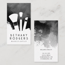 Pinsel zusammenstellen | Schwarze Farbe Visitenkarte