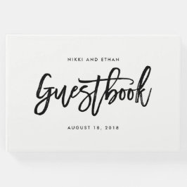 Pinselcharm EDITABLE COLOR Wedding Guest Book Gästebuch