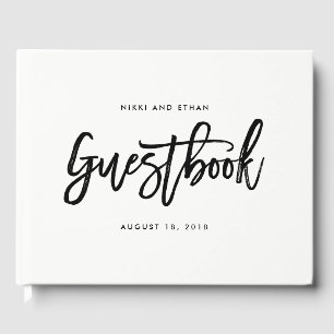 Pinselcharm EDITABLE COLOR Wedding Guest Book Gästebuch