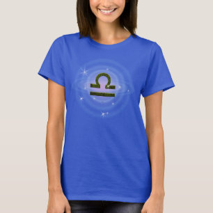 Pinselfarbe Libra Zodiac Astrologisches Zeichen T-Shirt