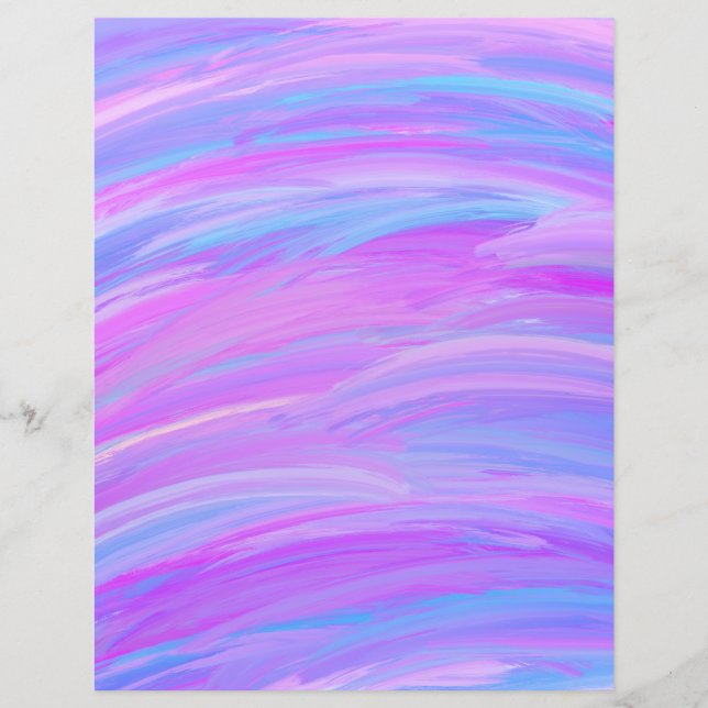 Pinselfarben-Scrapbook-Papier (Vorderseite)