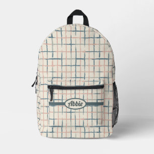 Pinselgitter Bedruckter Rucksack