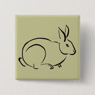 Pinselhase Button