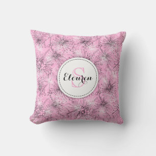 Pinselkirsche lilly-pilly-blumenrosa Kissen