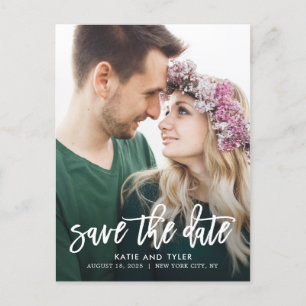 Pinselkochhalter KUSTOM FARBE Save the Date Postka Postkarte