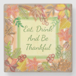 Pinselothek Züst Kunst des Herbstes Foliage zum Er Steinuntersetzer