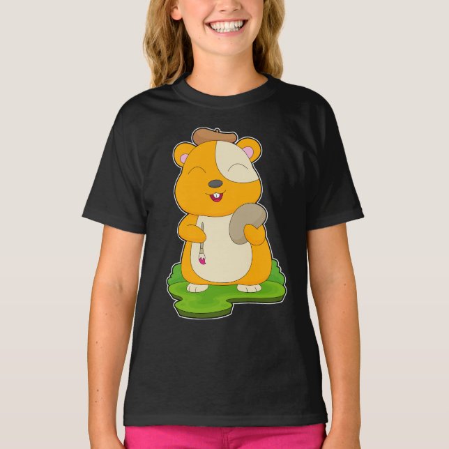 Pinselpinsel aus Hamster T-Shirt (Vorderseite)